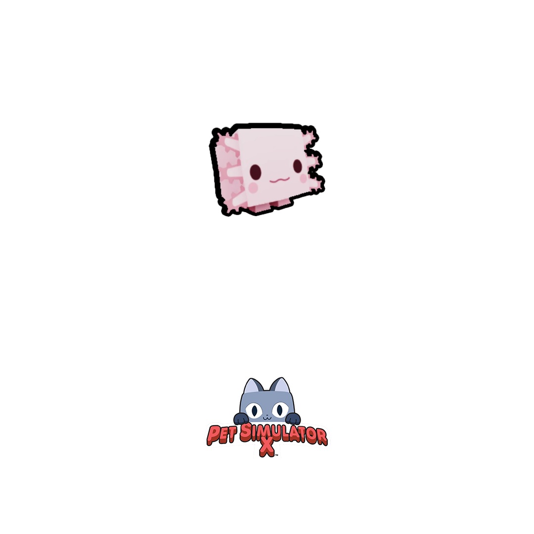 Roblox Pet Simulator X Axolotl Backpack SuperPack - Axolotl Character ...