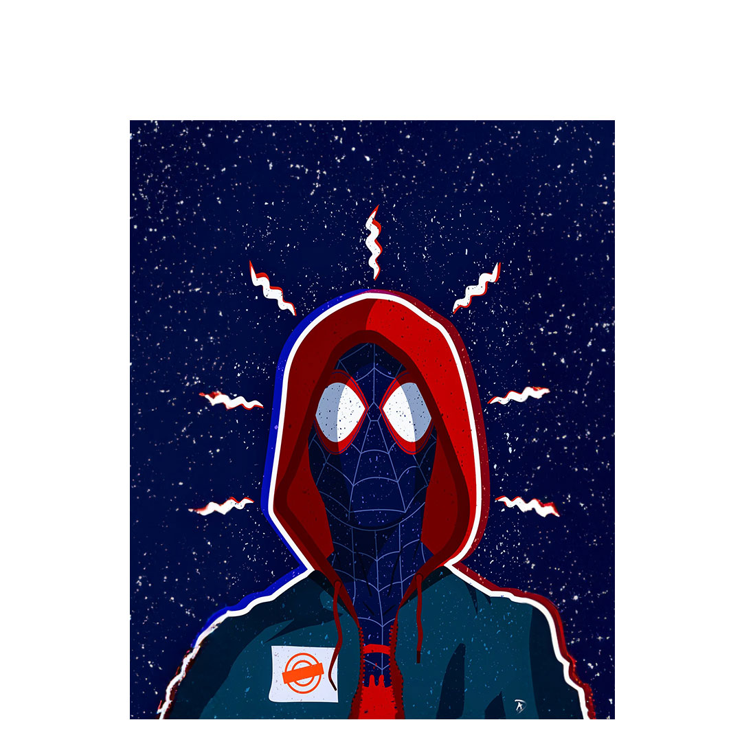 Spider Man Across The Spider Verse Miles Morales Backpack StudentPack ...