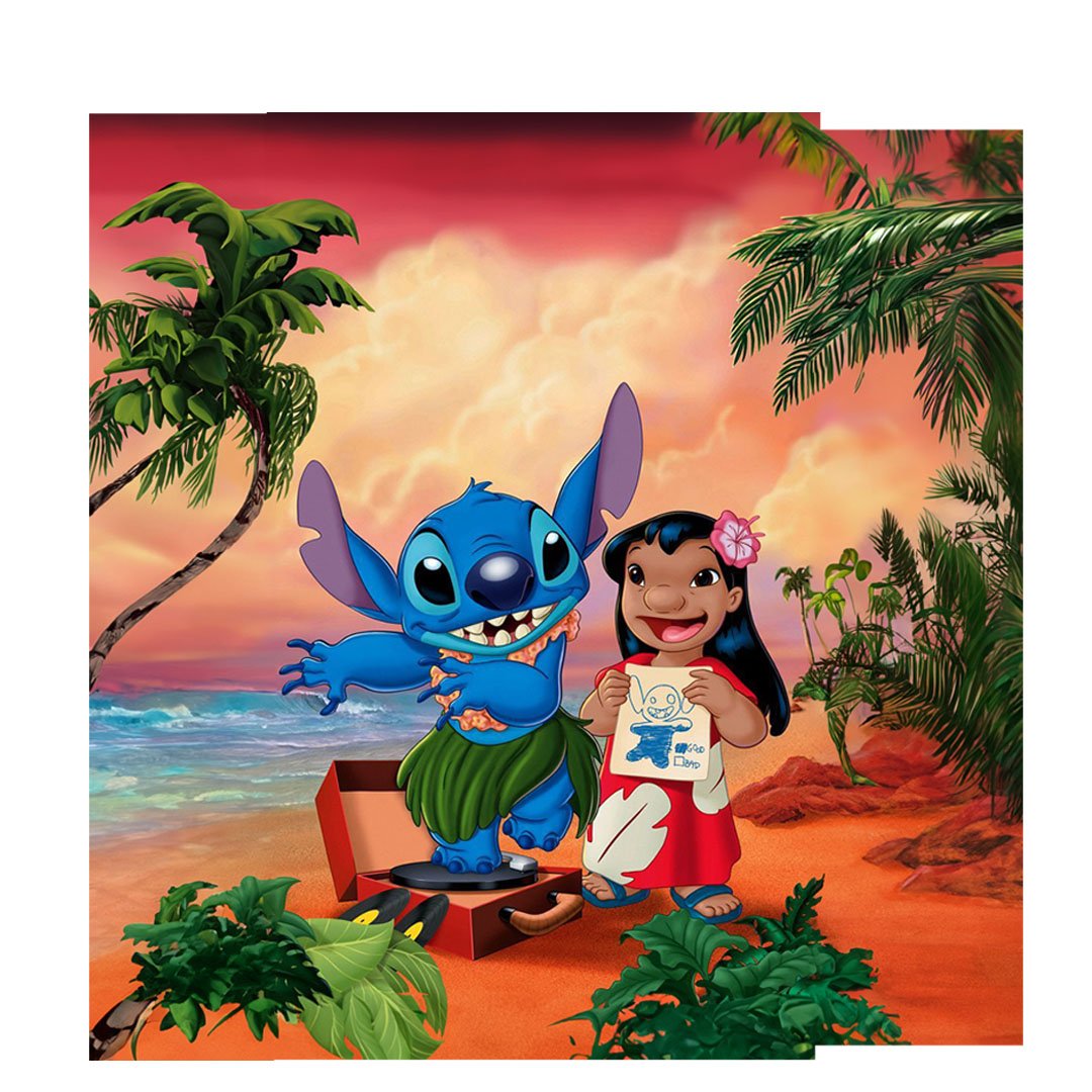 Lilo & Stitch Lilo Backpack StudentPack - Lilo Showing Her Drawing ...