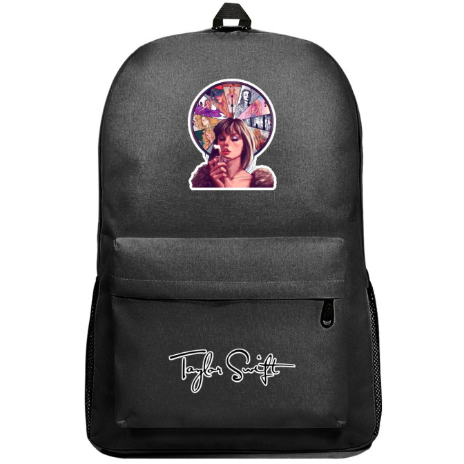 Taylor Swift Unisex Fabric Backpack Bag Swifties Celeb Merch School