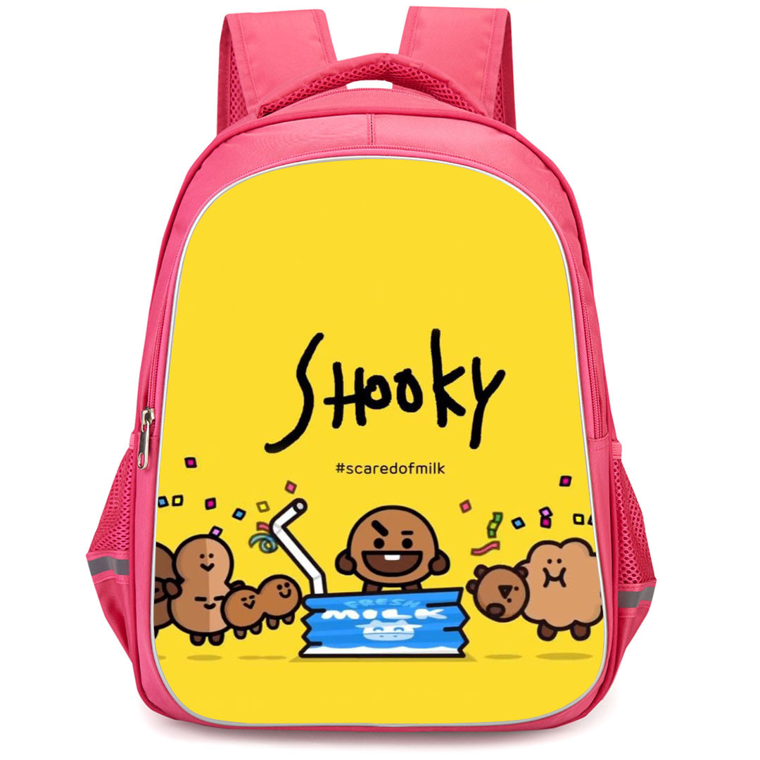 BT21 Shooky Backpack StudentPack - Shooky Scared Of Milk Yellow ...