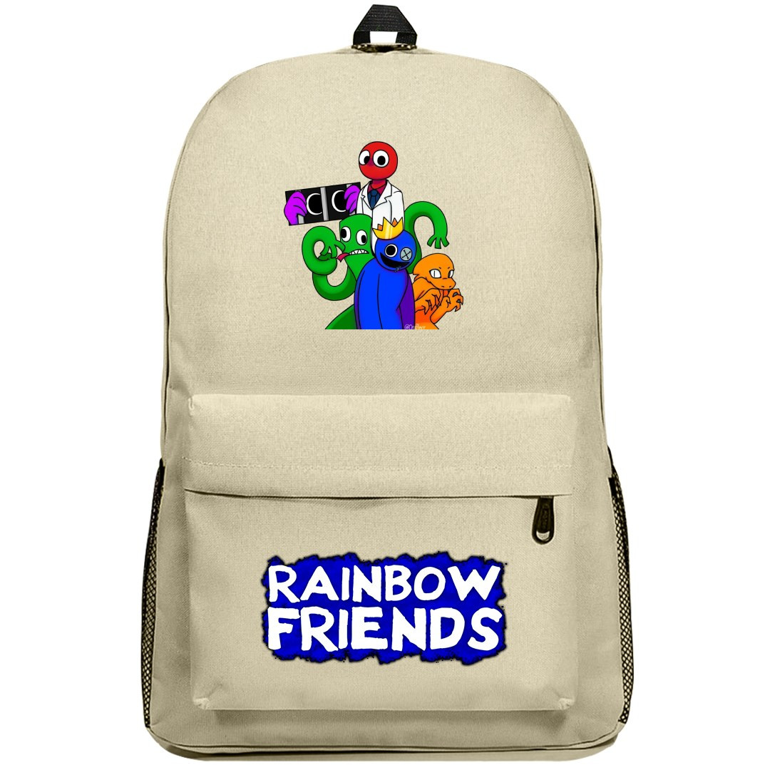Roblox Rainbow Friends Backpack SuperPack - Characters with Purple In Jail Cartoon Art