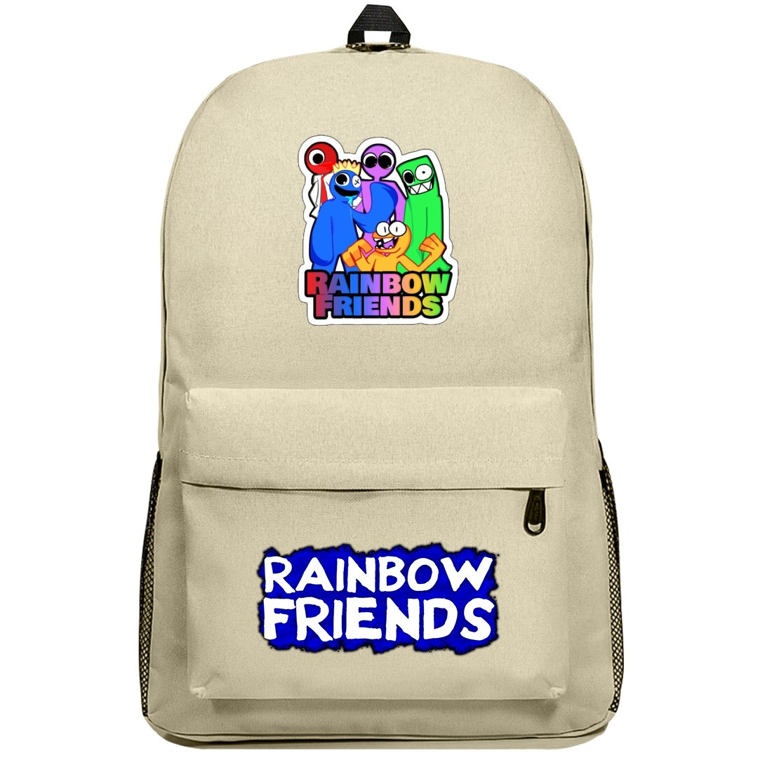 Roblox Rainbow Friends Backpack SuperPack - Series Logo Characters Smiling Sticker