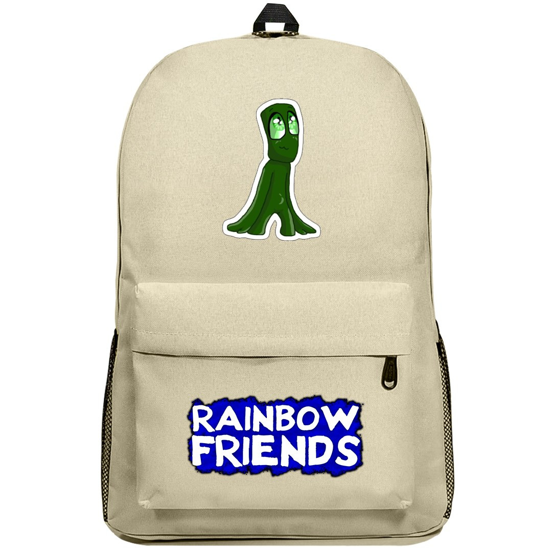 Roblox Rainbow Friends Green Backpack SuperPack - Green Chibi Art