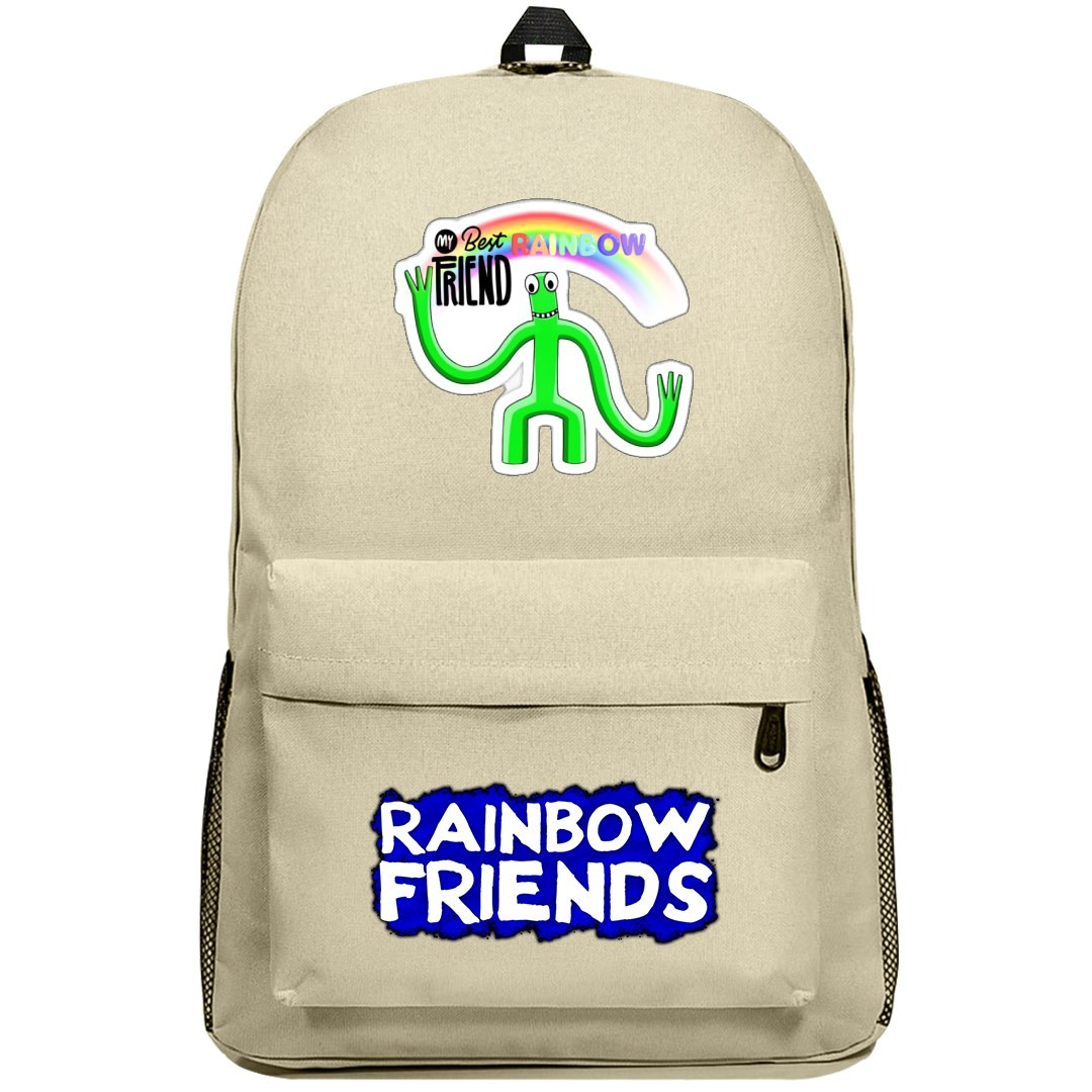 Roblox Rainbow Friends Green Backpack SuperPack - Green Standing Best Friend Rainbow Sticker