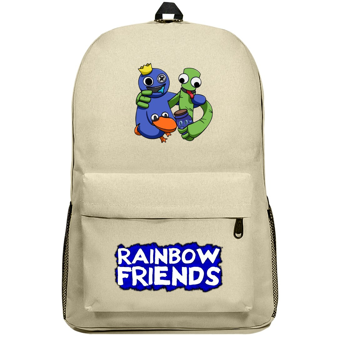 Roblox Rainbow Friends Backpack SuperPack - Green Blue Purple In A Box Cartoon Art