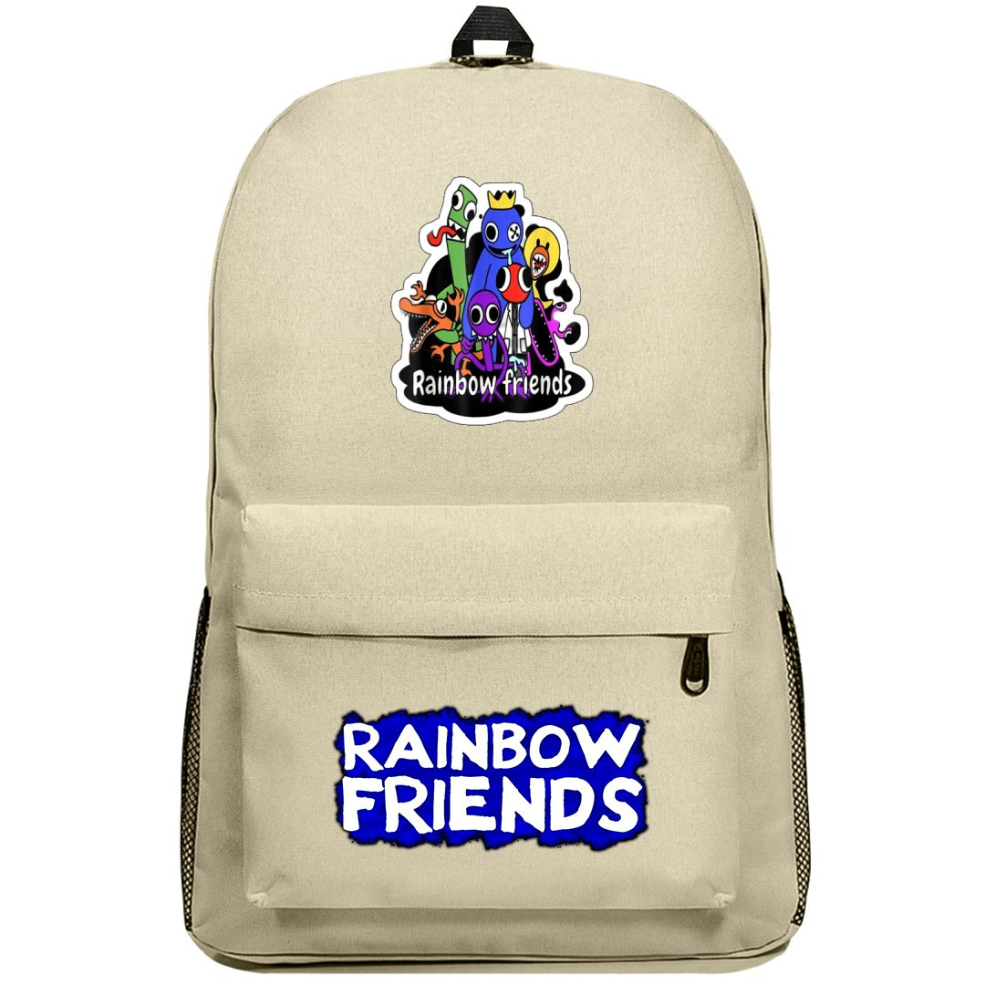 Roblox Rainbow Friends Backpack SuperPack - Series Logo Sticker On Black Background