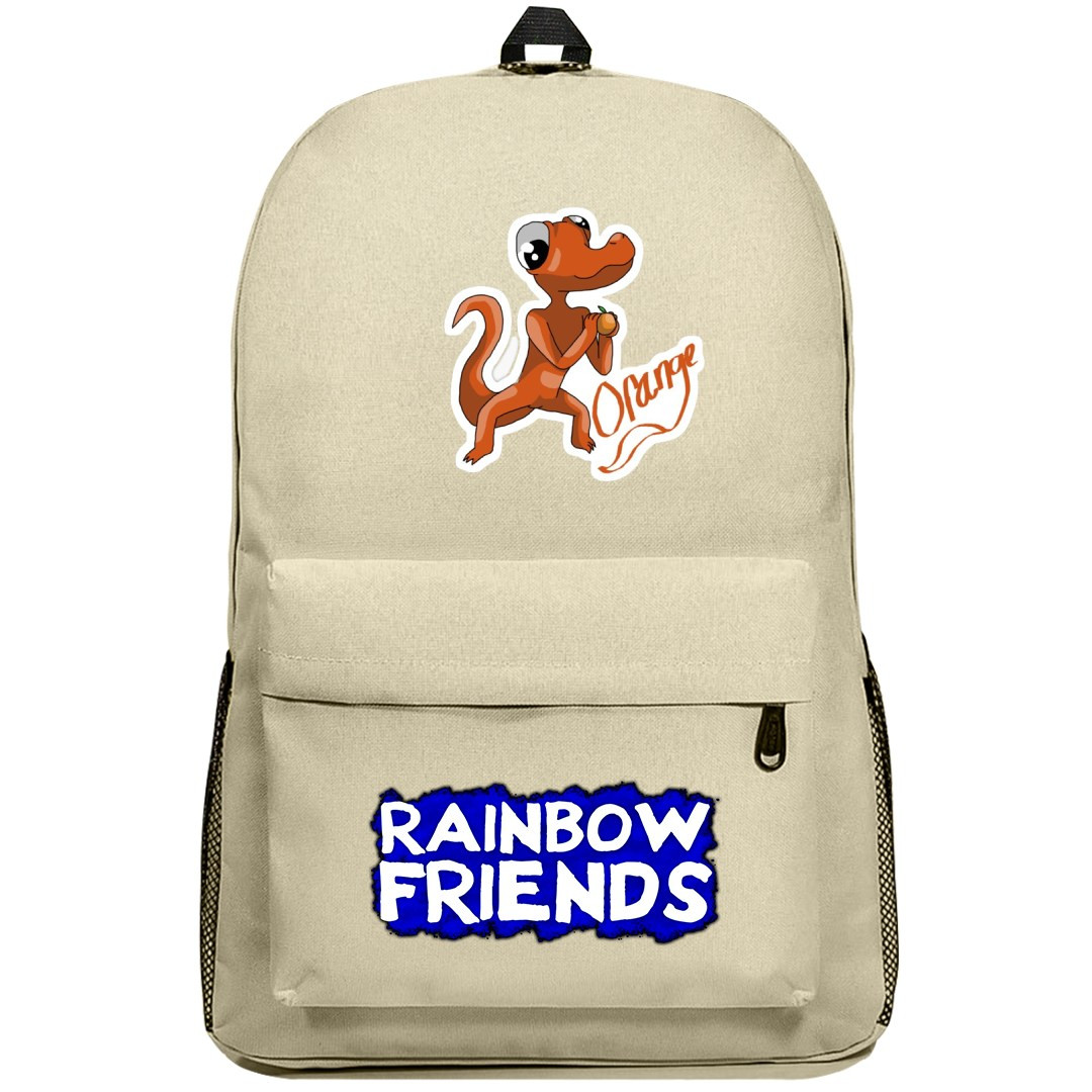 Roblox Rainbow Friends Orange Backpack SuperPack - Orange Fruit Cute Sticker