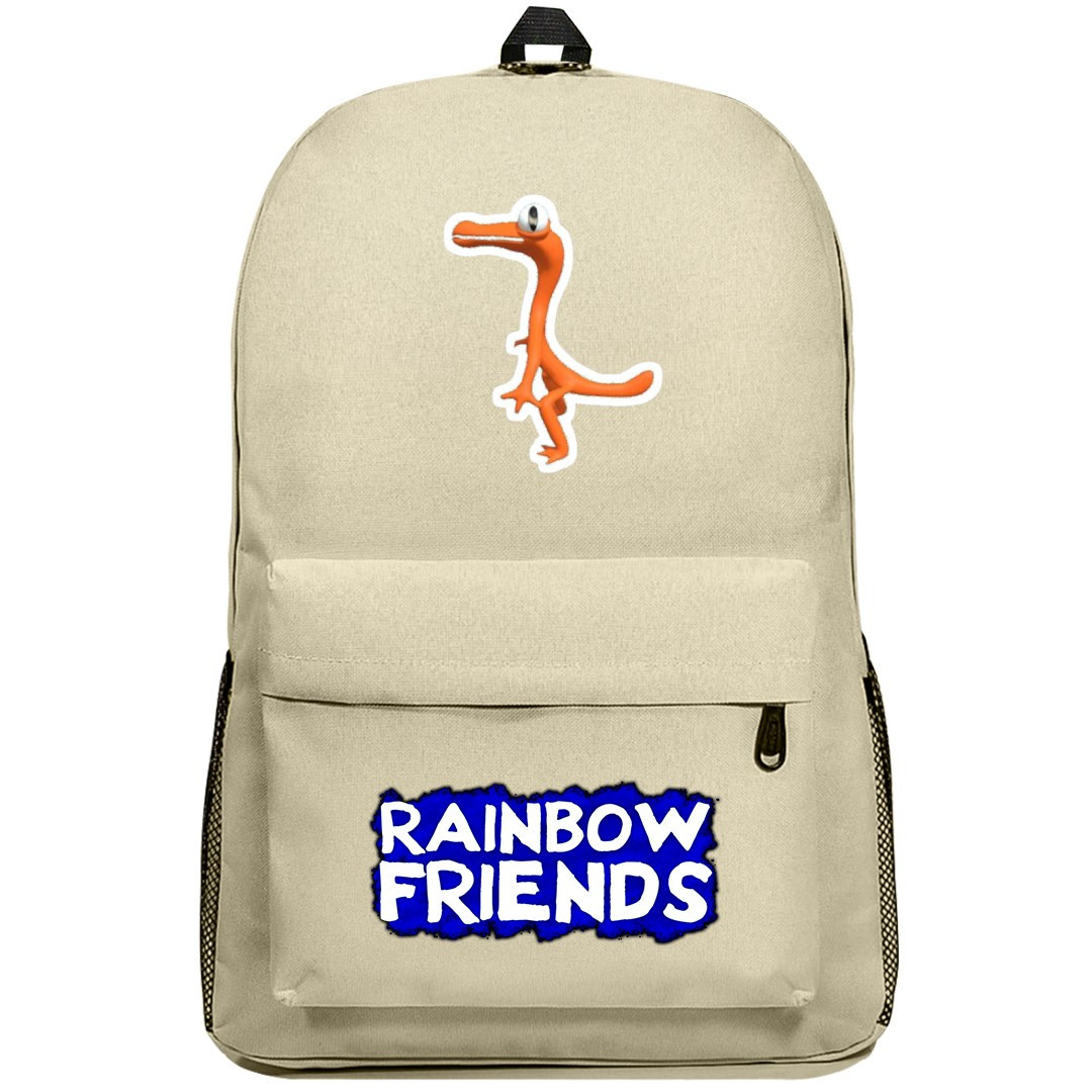 Roblox Rainbow Friends Orange Backpack SuperPack - Orange Standing Left Side Sticker