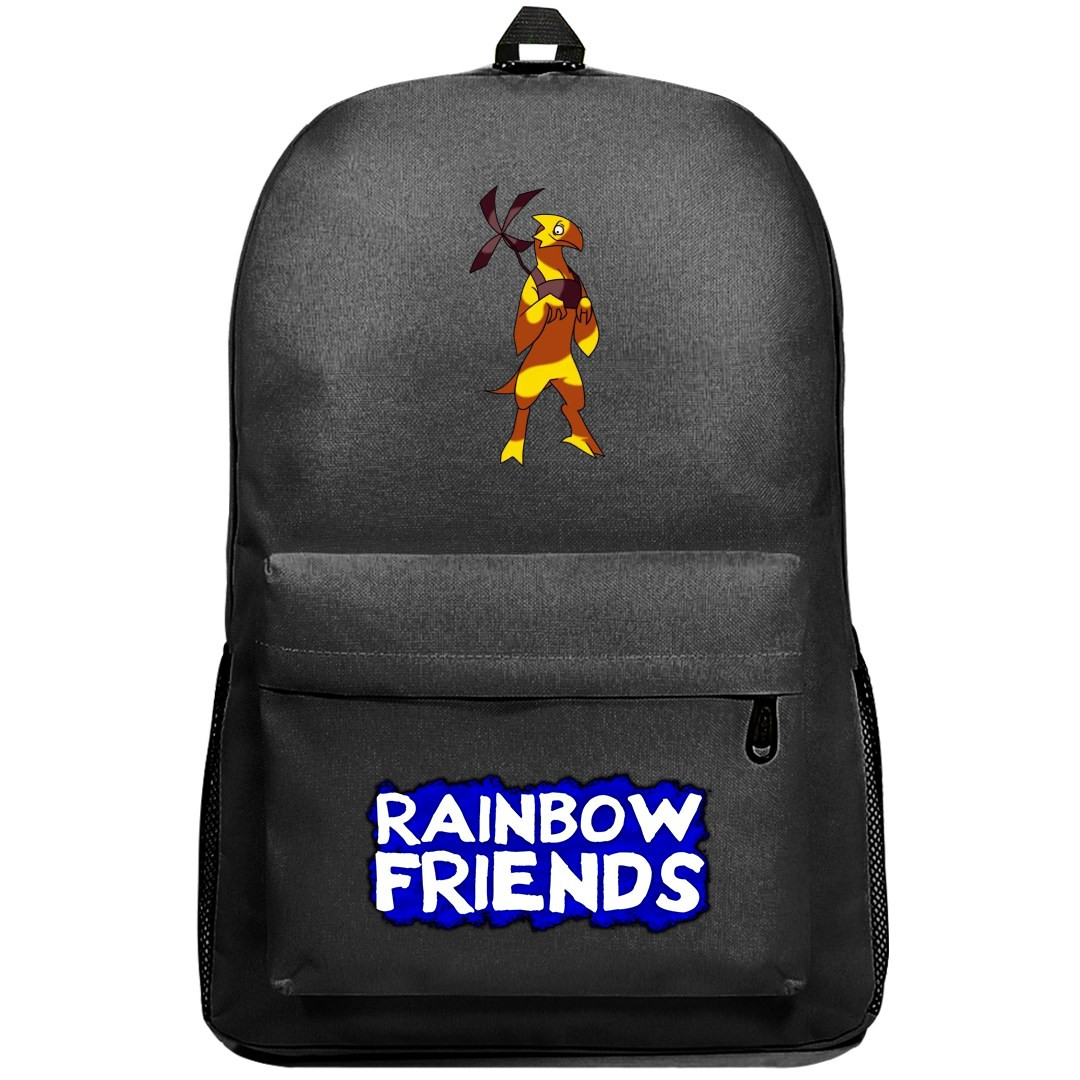 Roblox Rainbow Friends Yellow Backpack SuperPack - Yellow Smile Cartoon Art