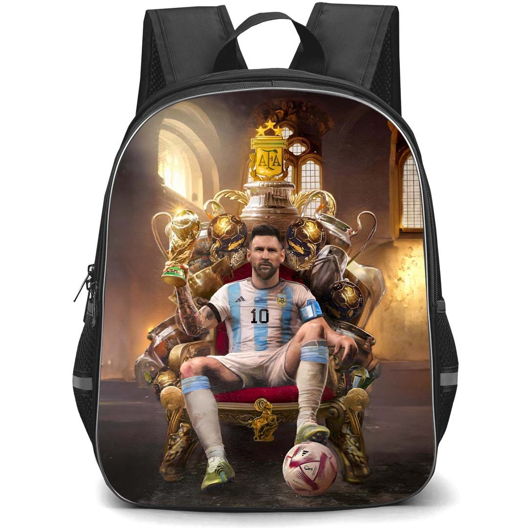 Lionel Messi Backpack StudentPack - Lionel Messi The Football King ...