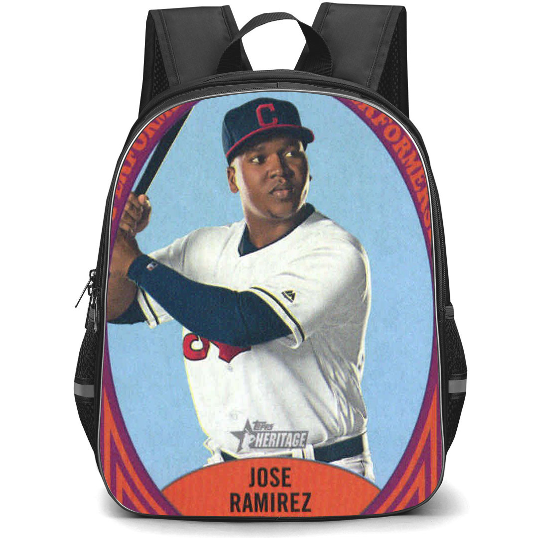 MLB Jose Ramirez Backpack StudentPack - Jose Ramirez Cleveland Guardians 2019 Topps New Age Performers Poster