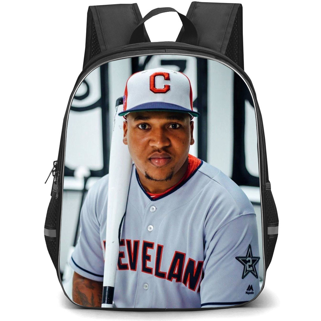 MLB Jose Ramirez Backpack StudentPack - Jose Ramirez Cleveland Guardians Portrait Poster
