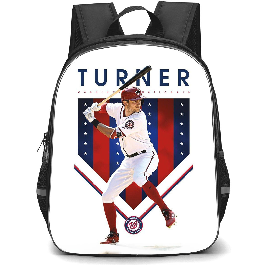 MLB Trea Turner Backpack StudentPack - Trea Turner Washington Nationals Hitting Posture Poster