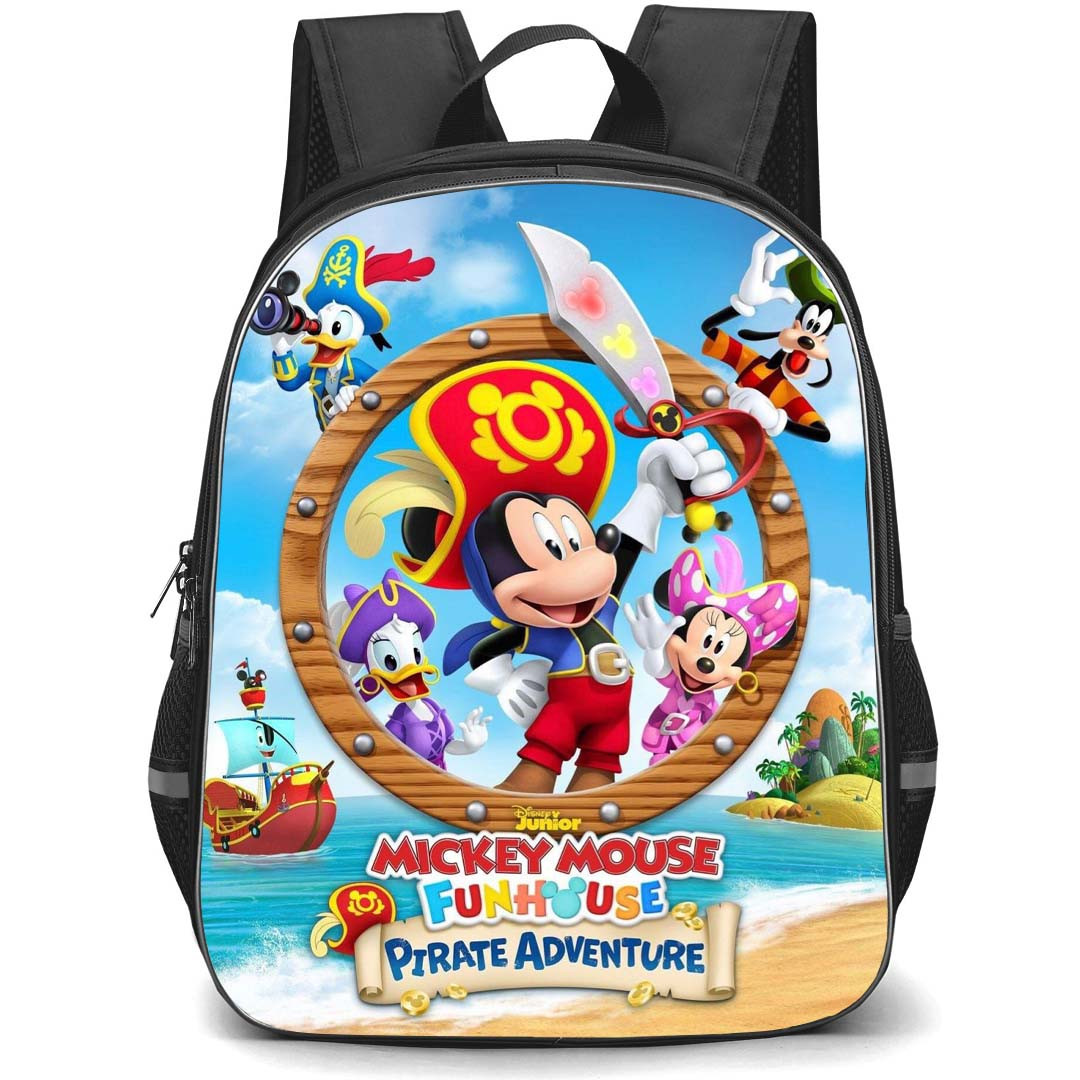Mickey Mouse Funhouse Backpack StudentPack - Mickey Mouse Funhouse Pirate Adventure Poster