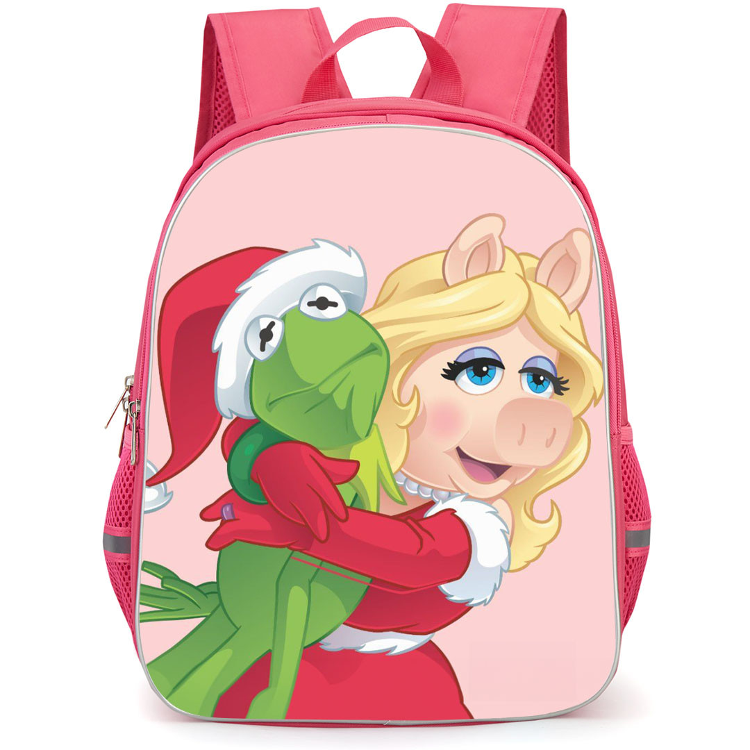 Muppet Babies Miss Piggy Backpack StudentPack - Piggy And Kermit Christmas Hug