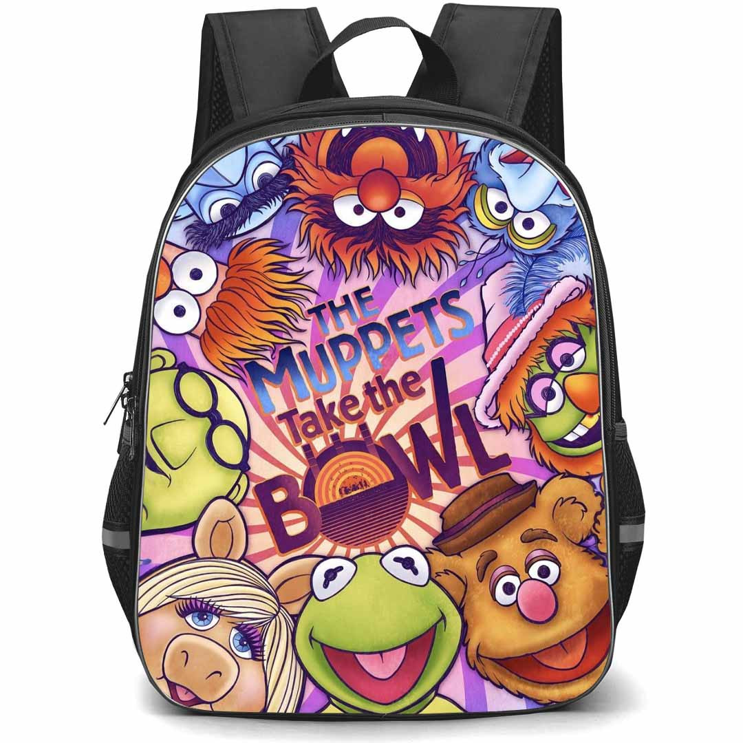 Muppet Babies Backpack StudentPack - Muppet Babies The Muppets Take The Bowl Poster