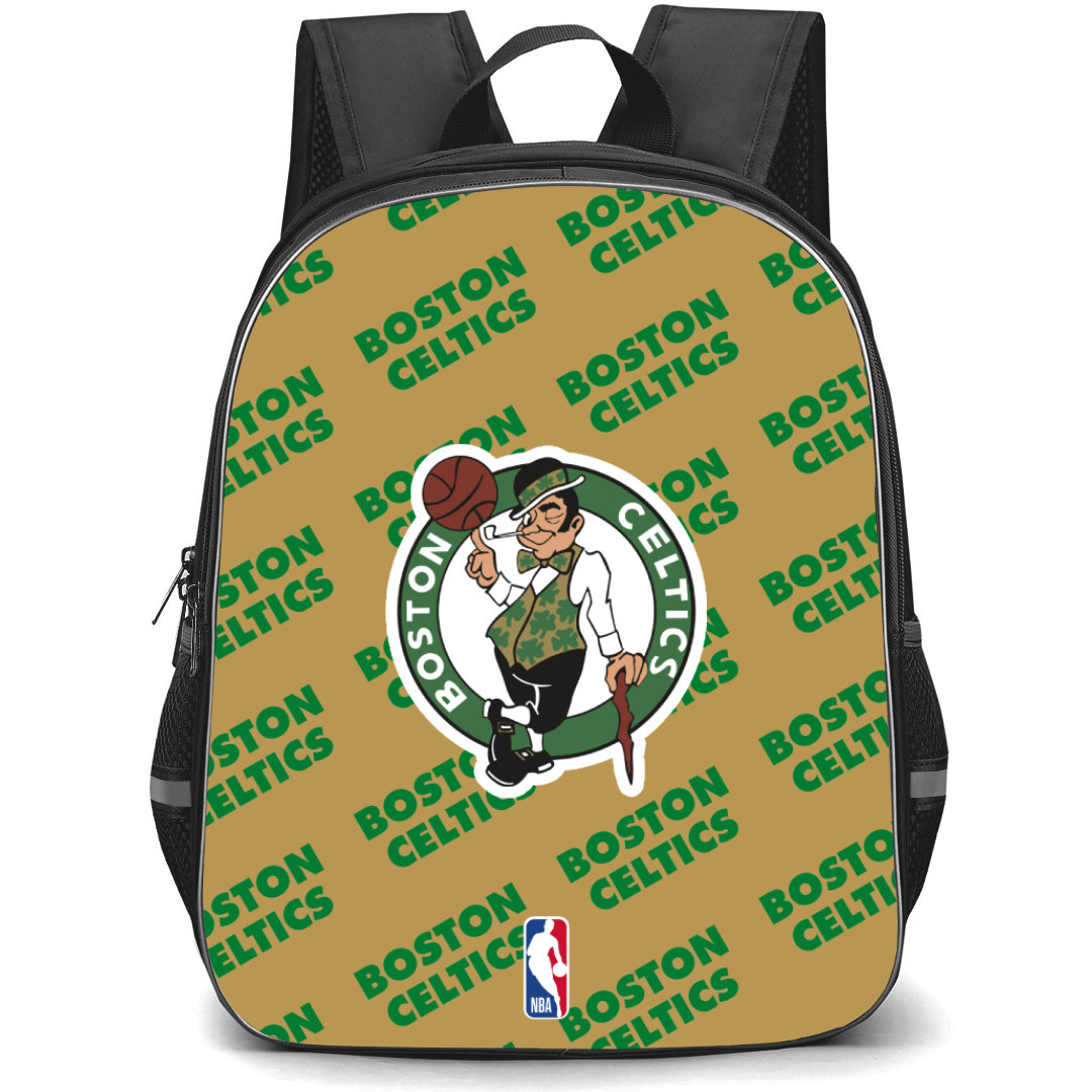 NBA Boston Celtics Backpack StudentPack - Boston Celtics Medley Monogram Wordmark
