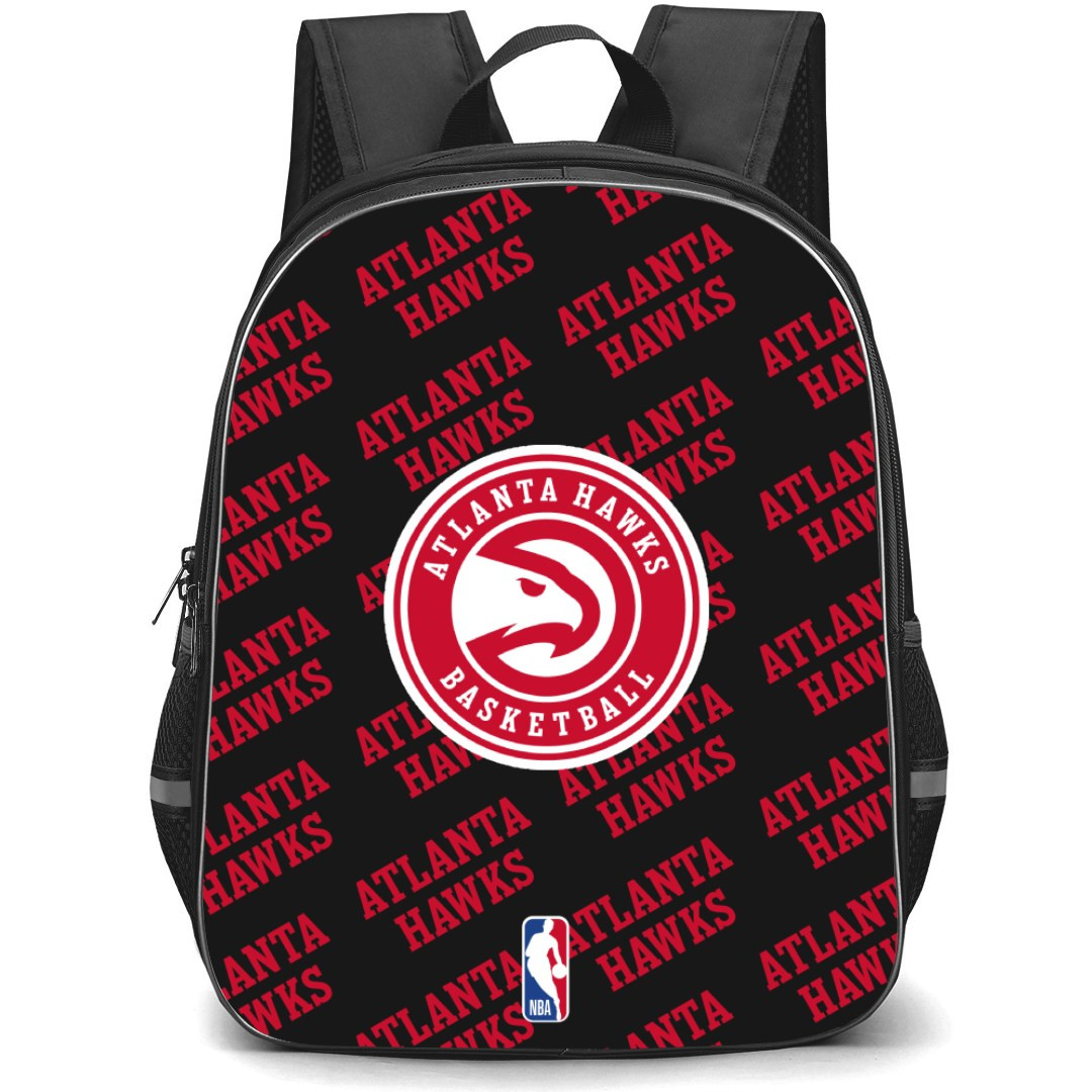 NBA Atlanta Hawks Backpack StudentPack - Atlanta Hawks Medley Monogram Wordmark