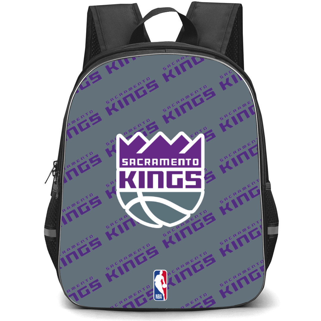 NBA Sacramento Kings Backpack StudentPack - Sacramento Kings Medley Monogram Wordmark