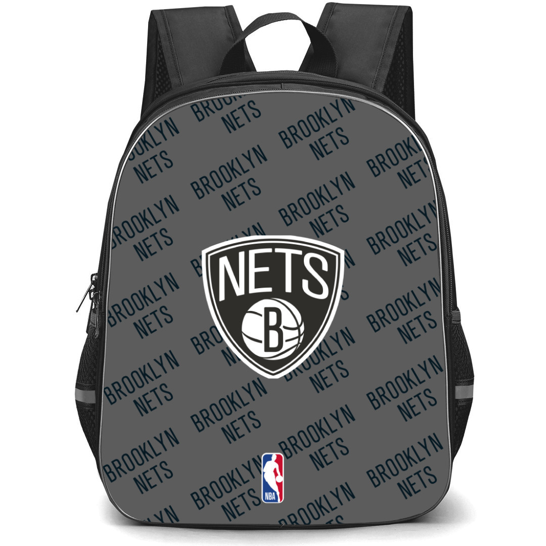 NBA Brooklyn Nets Backpack StudentPack - Brooklyn Nets Medley Monogram Wordmark