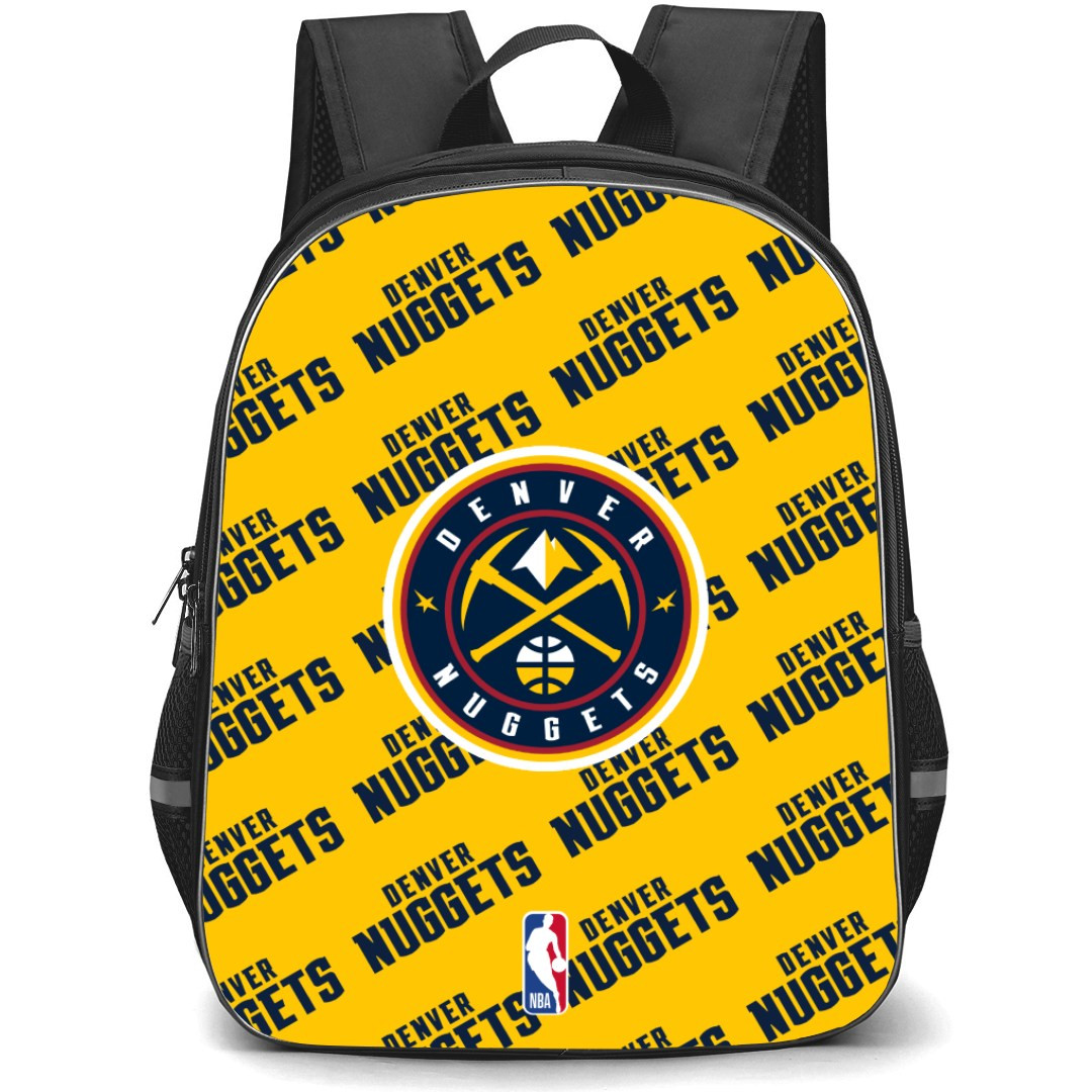 NBA Denver Nuggets Backpack StudentPack - Denver Nuggets Medley Monogram Wordmark