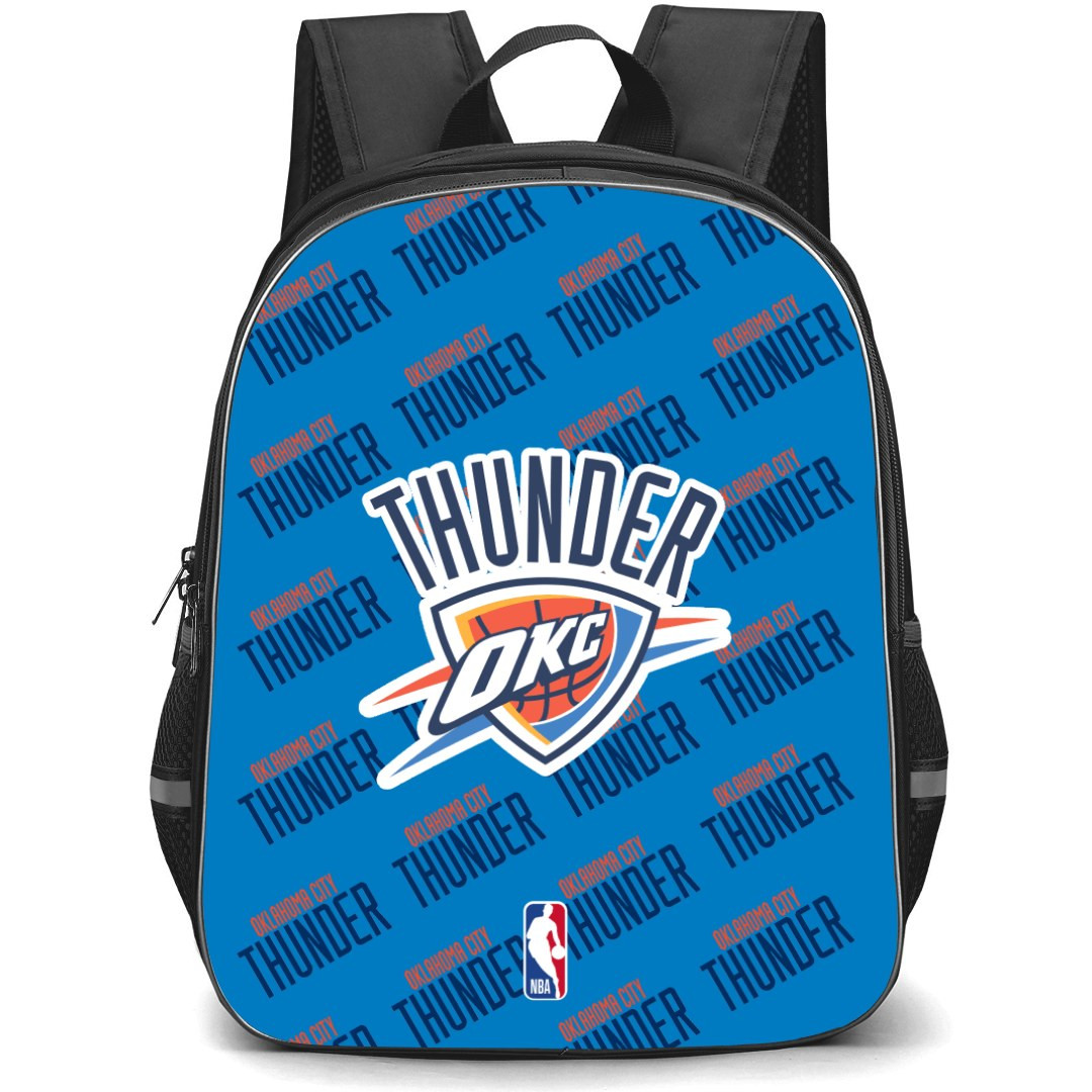 NBA Oklahoma City Thunder Backpack StudentPack - Oklahoma City Thunder Medley Monogram Wordmark