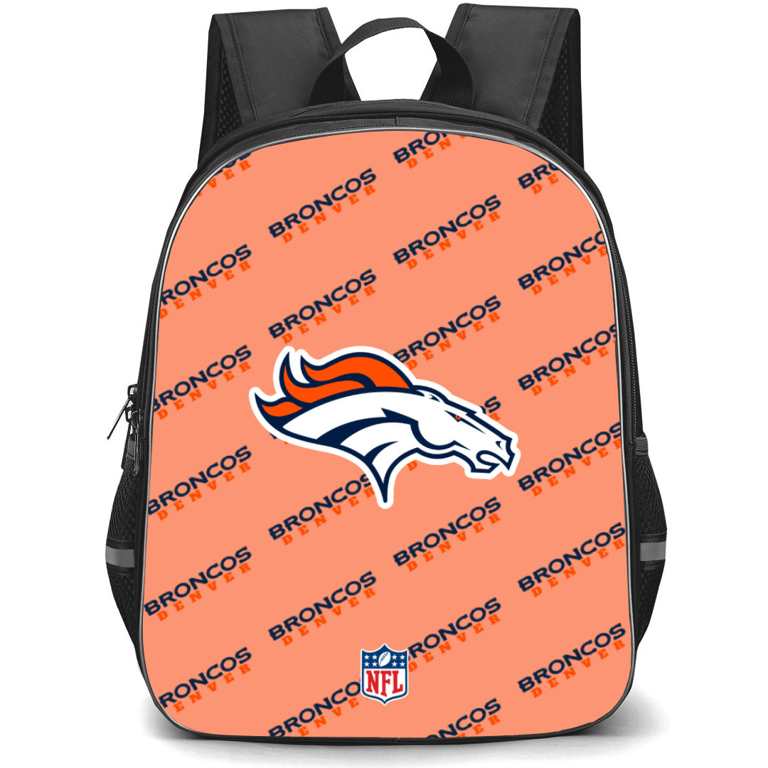 NFL Denver Broncos Backpack StudentPack - Denver Broncos Medley Monogram Wordmark