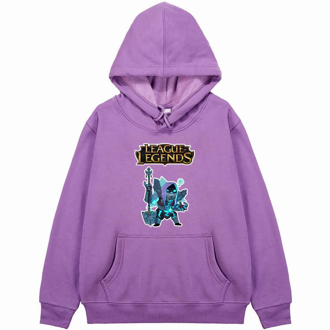 League Of Legends Yorick Hoodie Hooded Sweatshirt Sweater Jacket Yorick Angry Chibi Art 