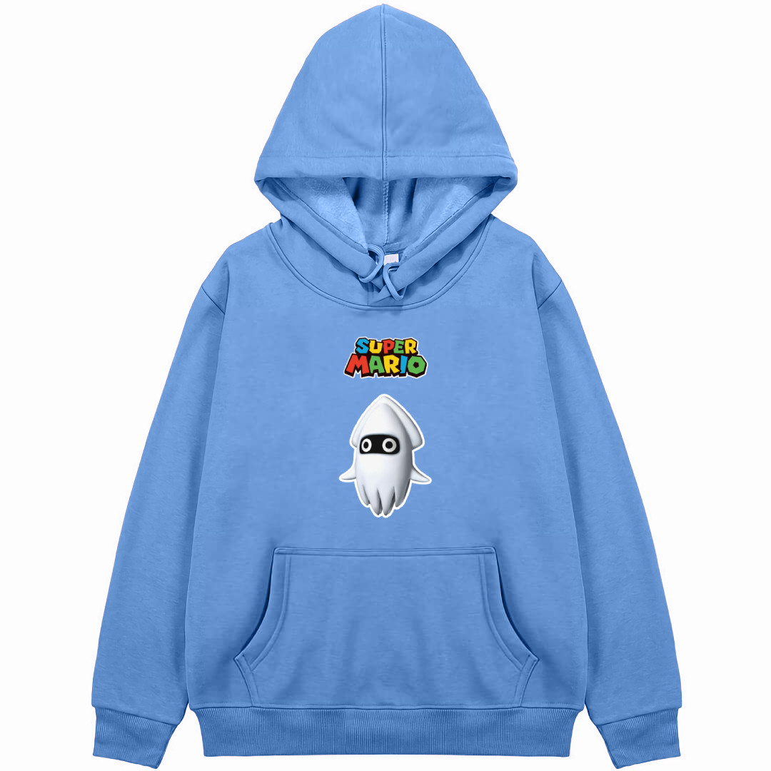 Super Mario Blooper Hoodie Hooded Sweatshirt Sweater Jacket - Blooper Icon