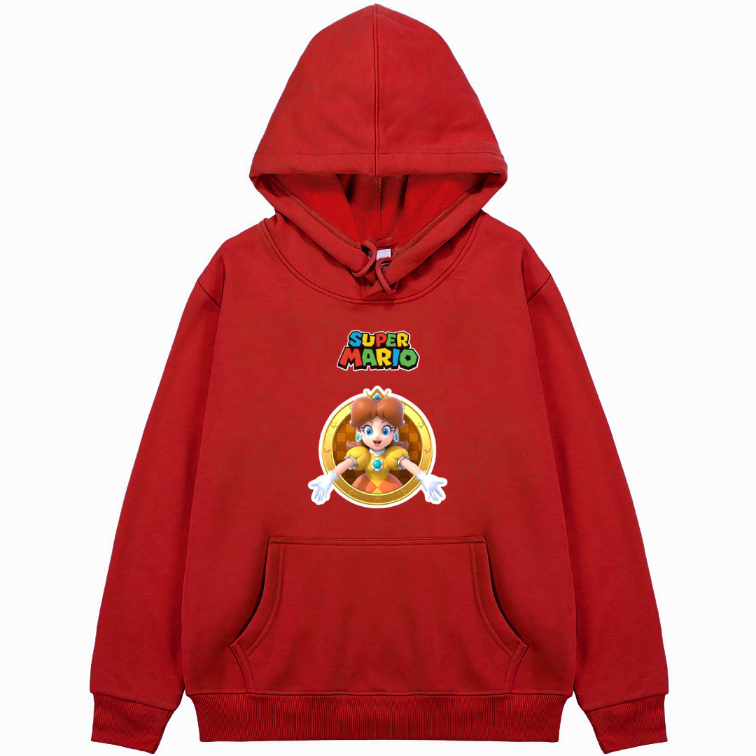 Super Mario Princess Daisy Hoodie Hooded Sweatshirt Sweater Jacket - Princess Daisy Icon