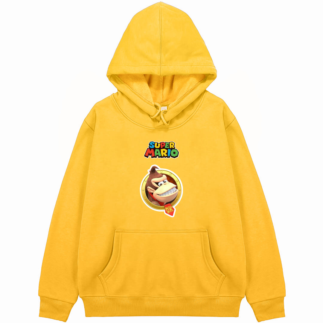 Super Mario Donkey Kong Hoodie Hooded Sweatshirt Sweater Jacket - Donkey Kong Icon