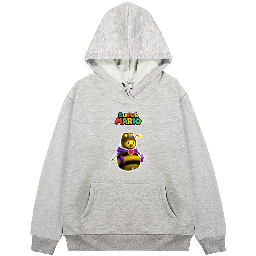 Super Mario Hoodie Hooded Sweatshirt Sweater Jacket - Honey Queen Sticker Art