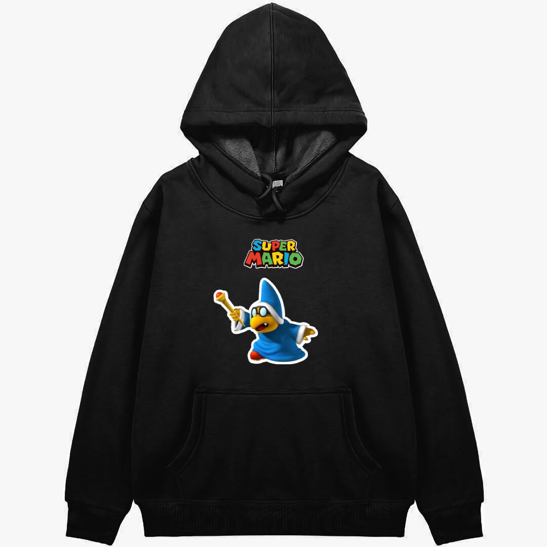 Super Mario Kamek Hoodie Hooded Sweatshirt Sweater Jacket - Kamek Sticker Art