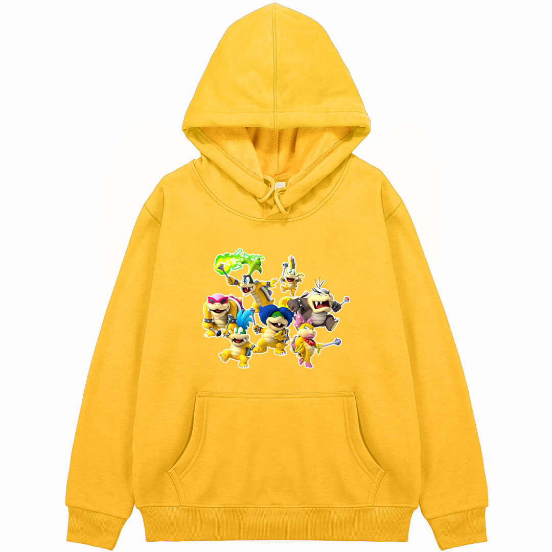 Super Mario Koopalings Hoodie Hooded Sweatshirt Sweater Jacket - Koopalings Group Art