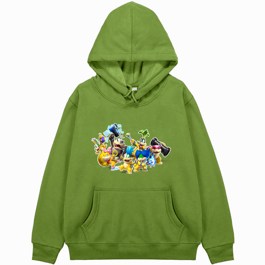 Super Mario Koopalings Hoodie Hooded Sweatshirt Sweater Jacket - Koopalings New Super Mario Bros