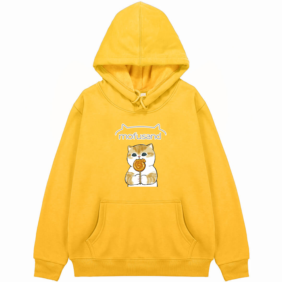 Mofusand Hoodie Hooded Sweatshirt Sweater Jacket - Mofusand Eating ...