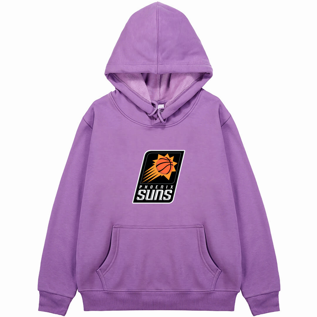 NBA Phoenix Suns Hoodie Hooded Sweatshirt Sweater Jacket - Phoenix Suns Team Single Logo