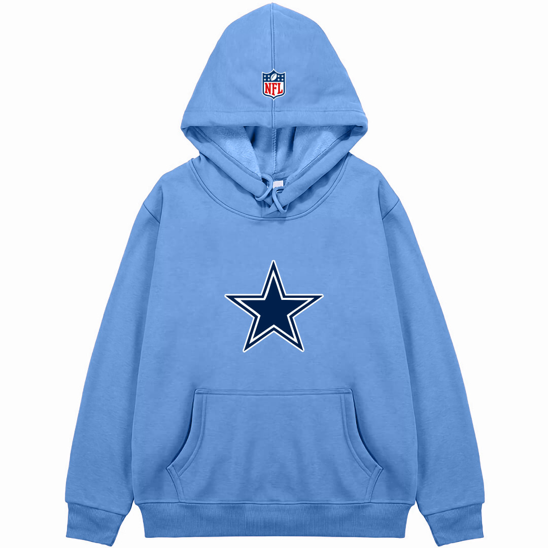 NFL Dallas Cowboys Hoodie Hooded Sweatshirt Sweater Jacket - Dallas Cowboys Team Single Logo
