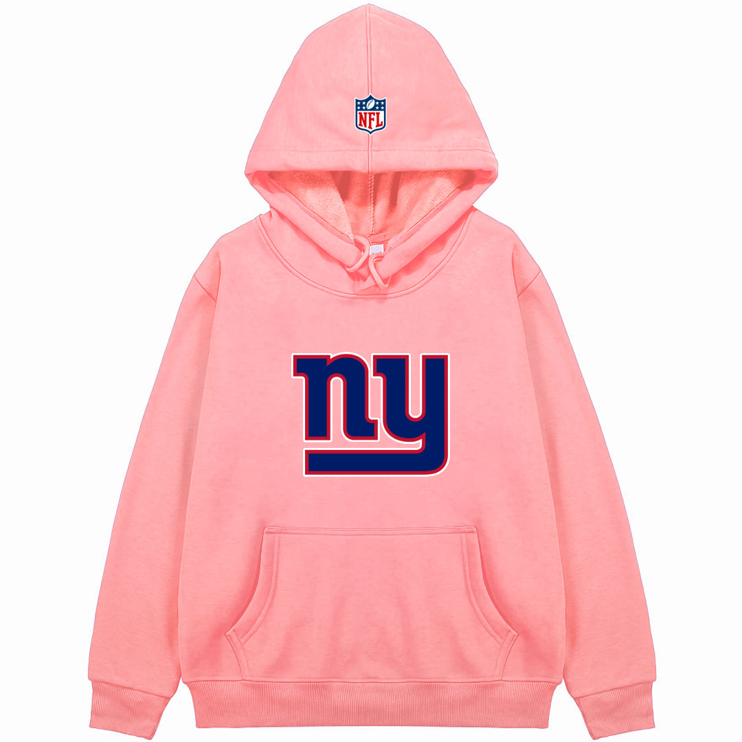 NFL New York Giants Hoodie Hooded Sweatshirt Sweater Jacket - New York Giants Team Single Logo