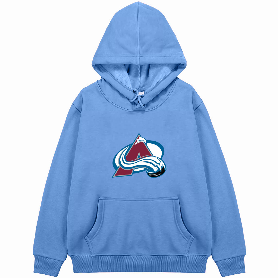 NHL Colorado Avalanche Hoodie Hooded Sweatshirt Sweater Jacket - Colorado Avalanche Team Single Logo