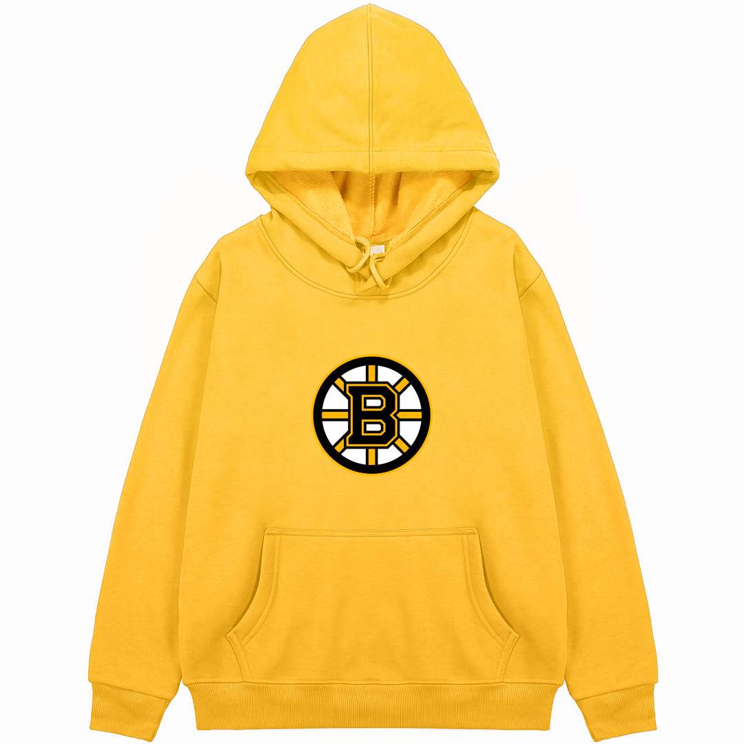 NHL Boston Bruins Hoodie Hooded Sweatshirt Sweater Jacket - Boston Bruins Team Single Logo