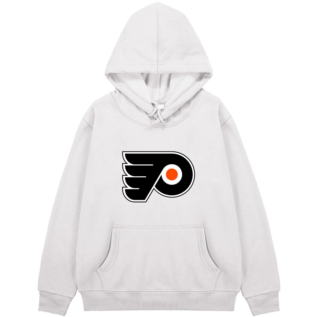 NHL Philadelphia Flyers Hoodie Hooded Sweatshirt Sweater Jacket - Philadelphia Flyers Team Single Logo