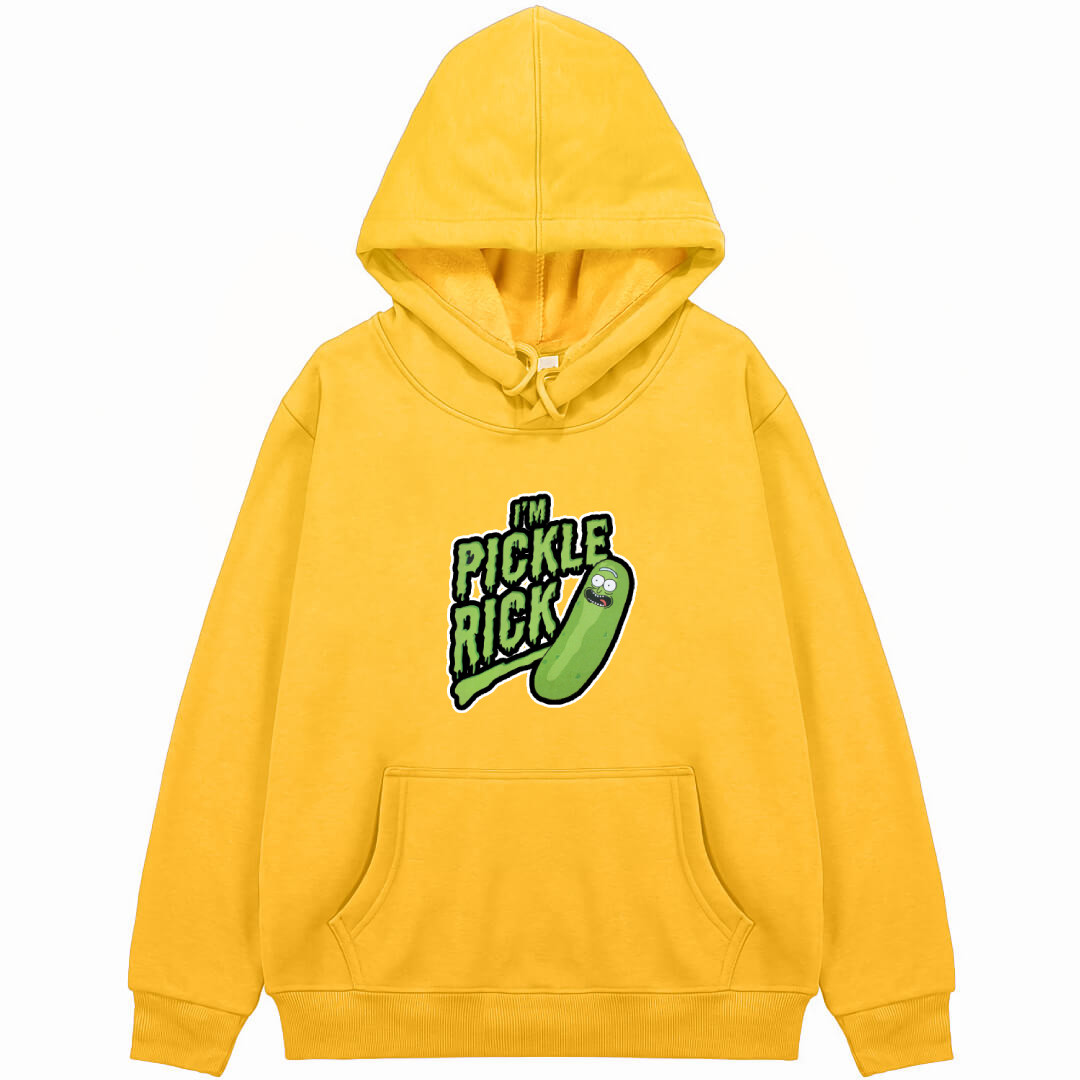 Rick And Morty Pickle Hoodie Hooded Sweatshirt Sweater Jacket - Pickle Rick Melting