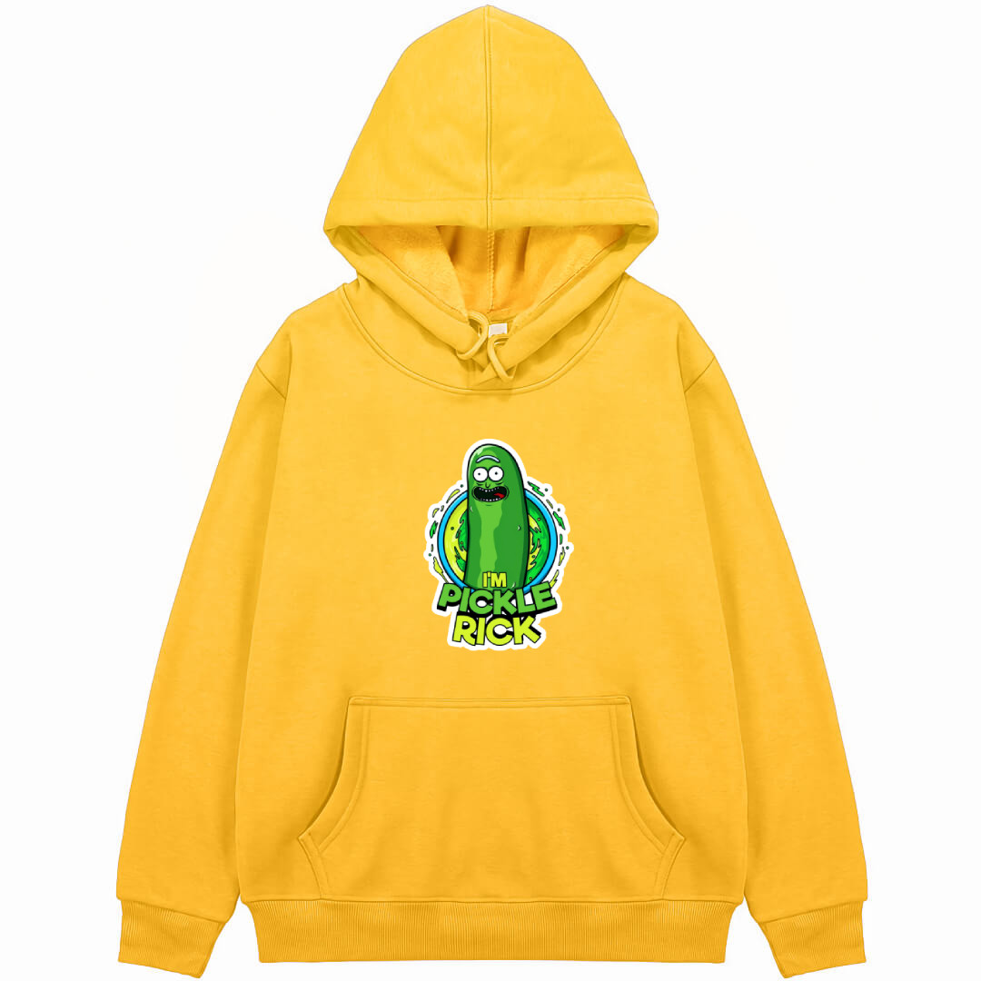 Rick And Morty Pickle Hoodie Hooded Sweatshirt Sweater Jacket - Pickle Rick Sticker