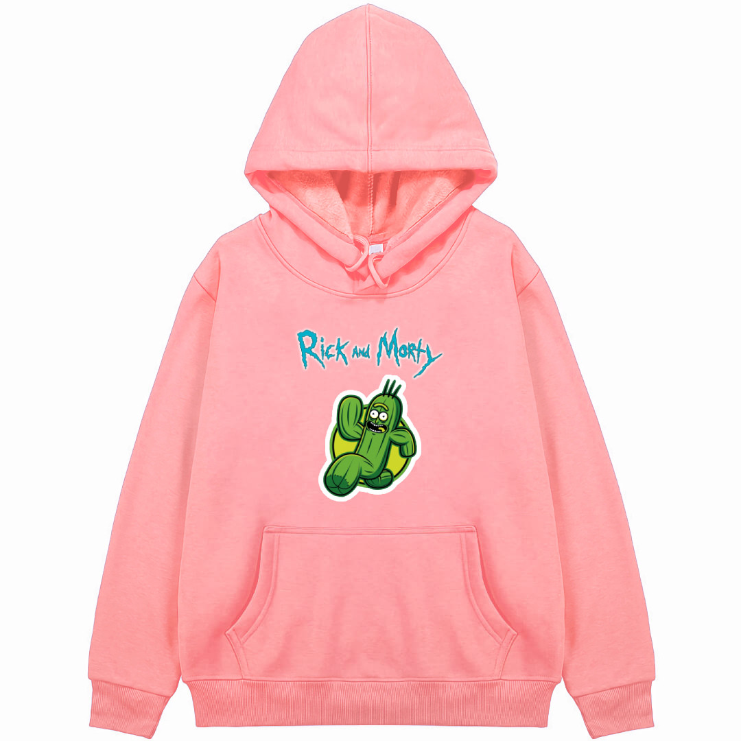 Rick And Morty Pickle Hoodie Hooded Sweatshirt Sweater Jacket - Pickle Running