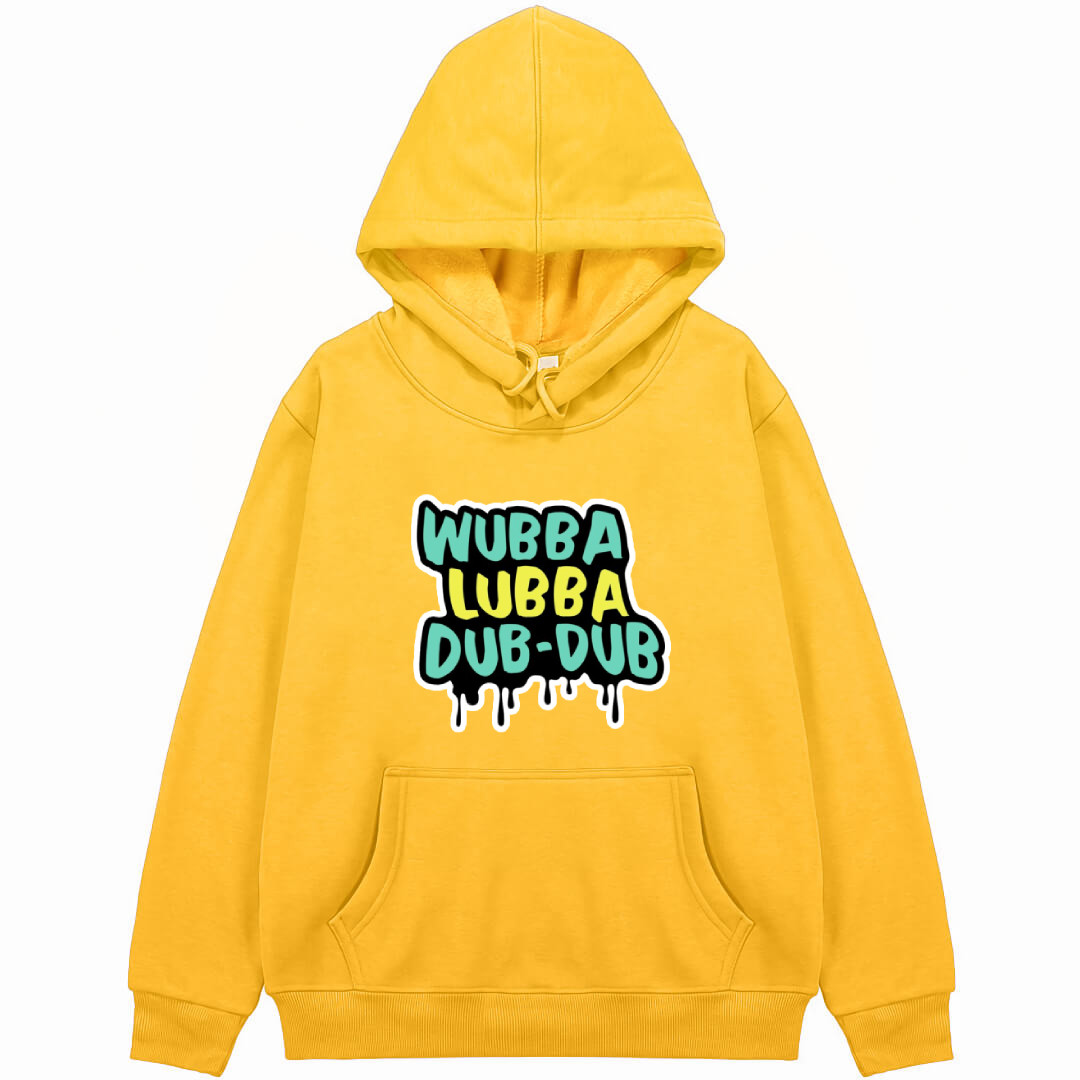 Rick And Morty Hoodie Hooded Sweatshirt Sweater Jacket - Rick And Morty Wubba Lubba Dub Dub Sticker