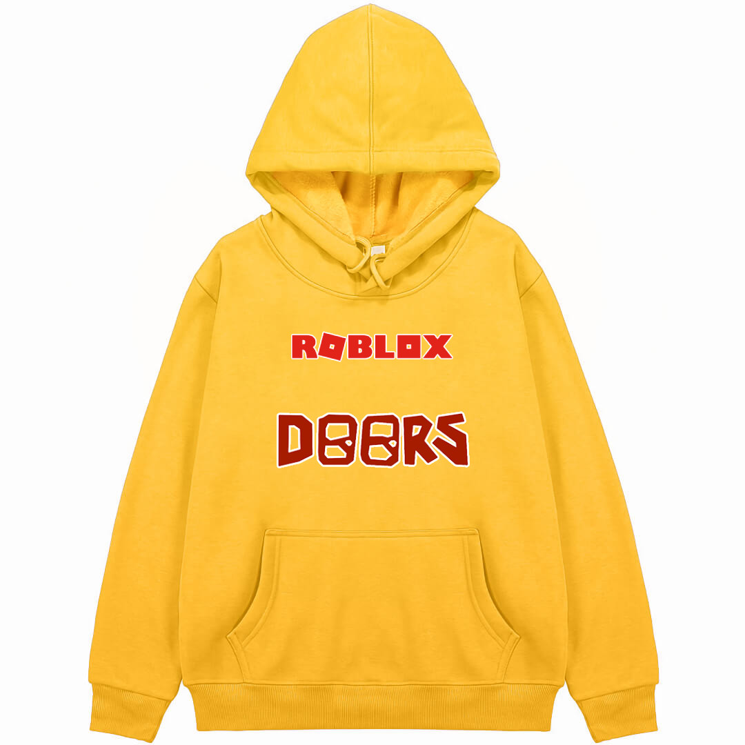 Roblox Doors Hoodie Hooded Sweatshirt Sweater Jacket - Series Logo