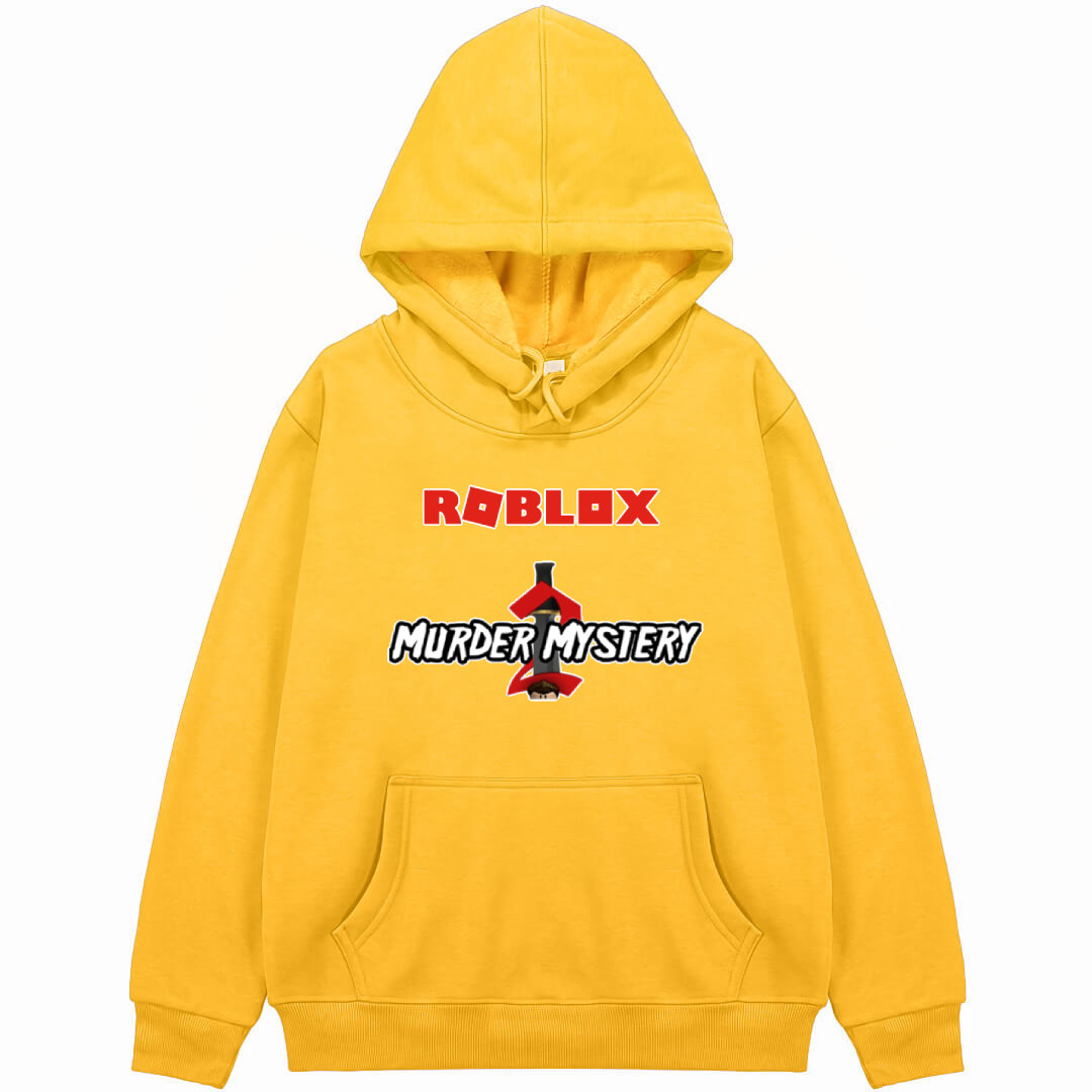 Roblox Murder Mystery 2 Hoodie Hooded Sweatshirt Sweater Jacket - Series Logo