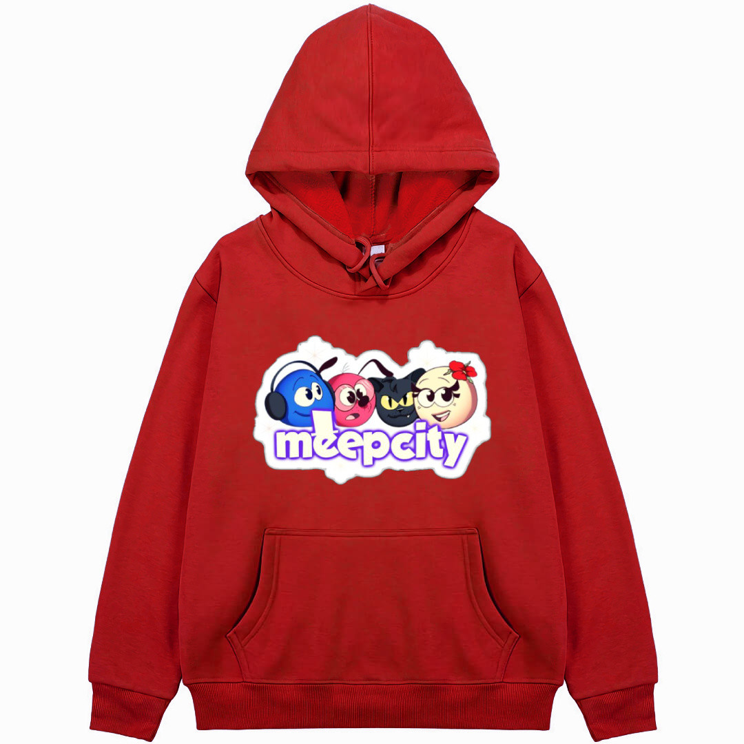 Roblox Meep City Hoodie Hooded Sweatshirt Sweater Jacket - Characters Series Logo Sticker